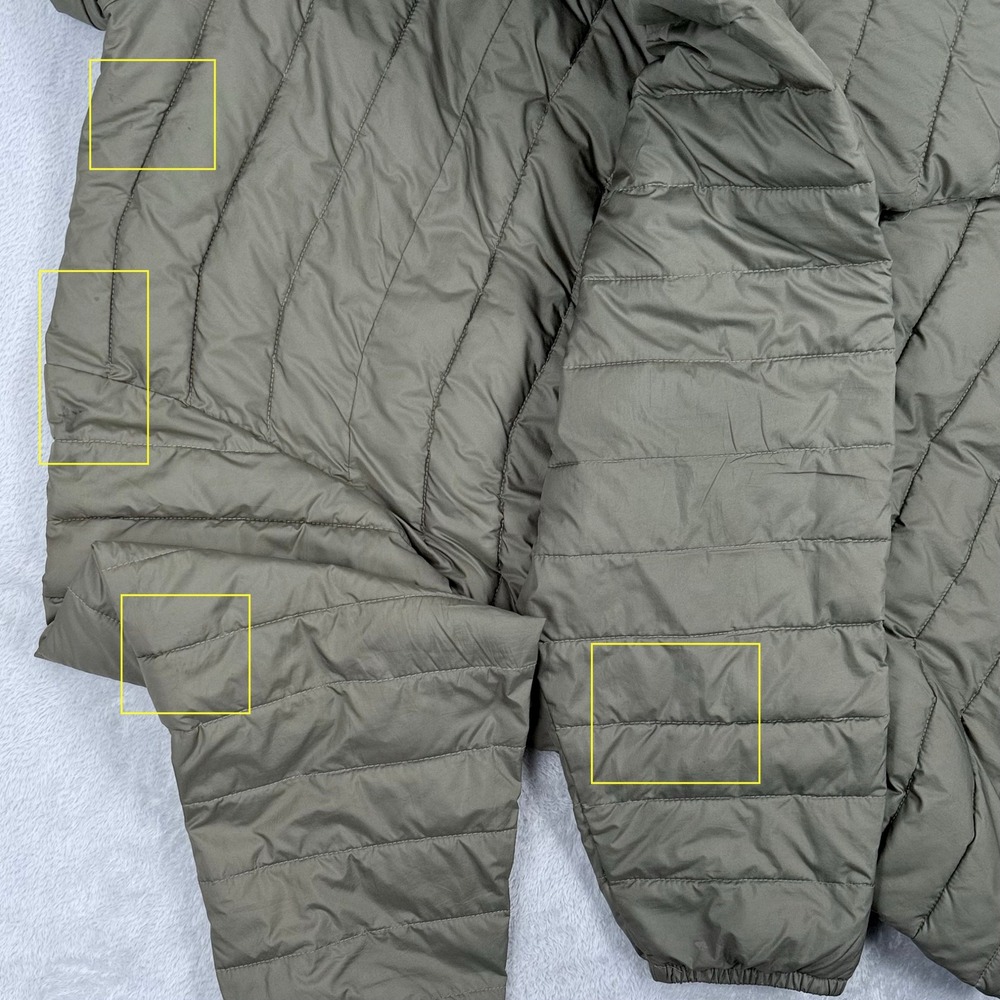 Columbia Powder Lite Jacket Mens 4X Green Omni Heat Insulated Puffer Full Zip - Picture 11 of 12